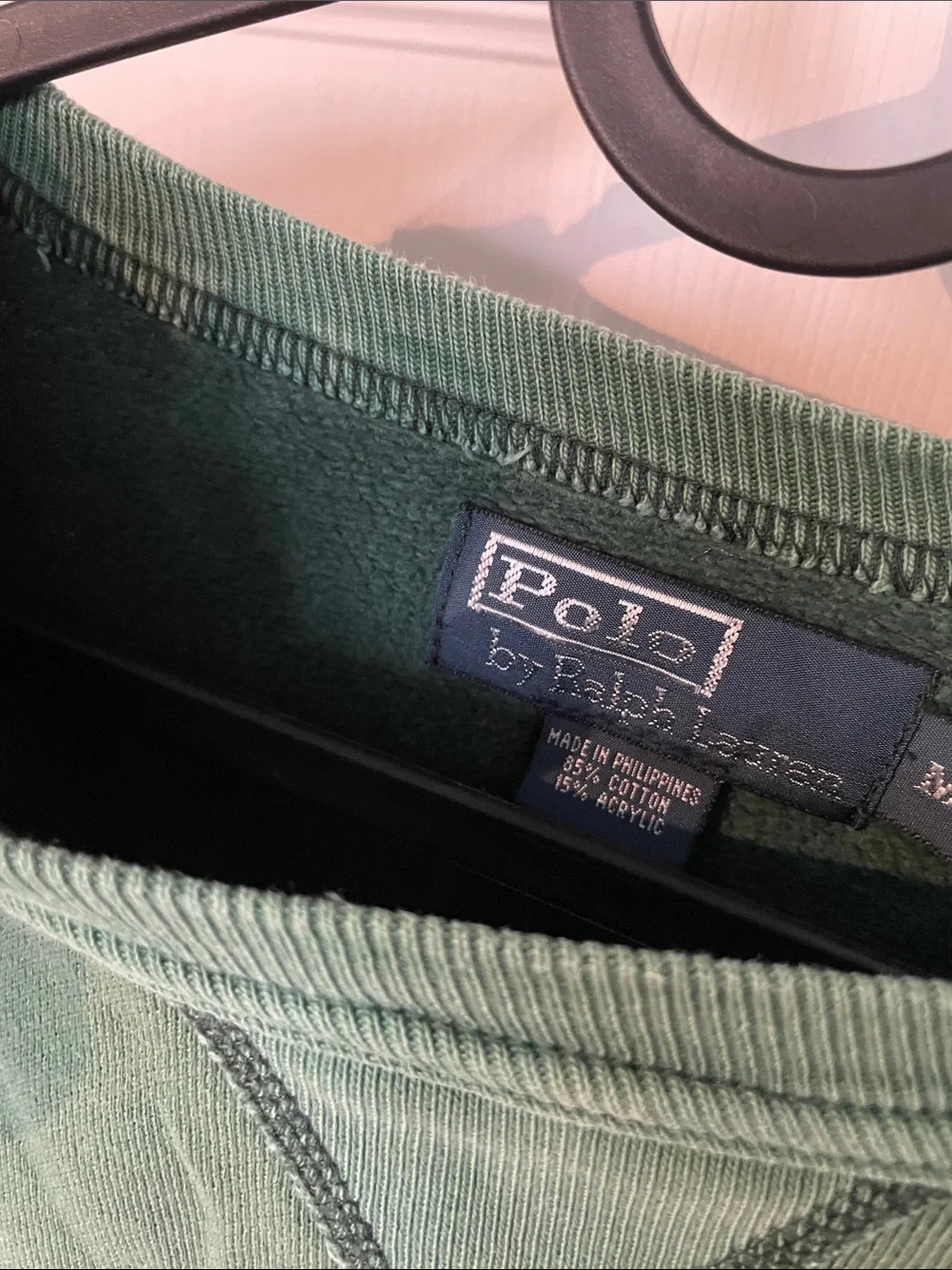 Vintage 90s Polo Ralph Lauren Indian Springs Crewneck sweatshirt.